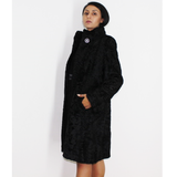 Astrakhan black coat