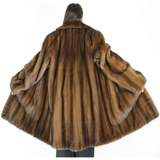 Demi-buff mink coat