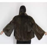 NI Colored khaki mink jacket