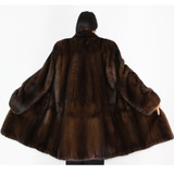 Demi-buff mink coat