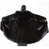 Black mink coat