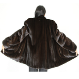 Black mink jacket