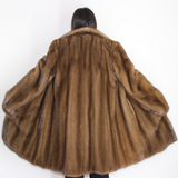 Wild glow mink coat