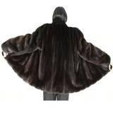 Black mink jacket