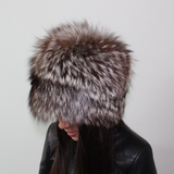 Black Silver fox hat