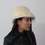 Ivory Nutria hat