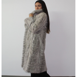 Sapphire mink pat coat