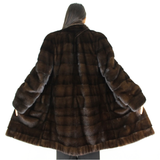 Demi-buff mink coat