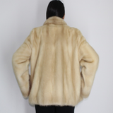 Pearl mink jacket