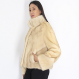 Pearl mink jacket