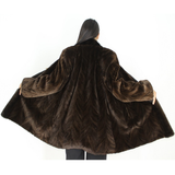Ranch shaved mink pieces 3/4 coat