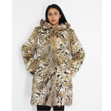  Lynx pieces coat with hood
