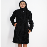 Astrakhan black coat