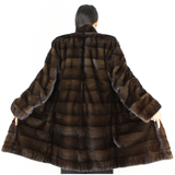 Demi-buff mink coat