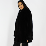 Blackglama ¾ coat with hood