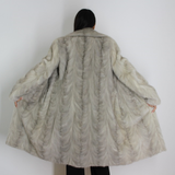 Sapphire mink pat coat