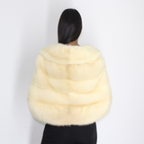 Ivory mink stole