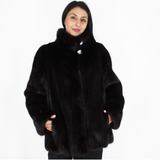 Black mink jacket