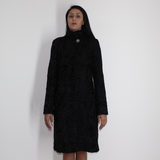 Astrakhan black coat