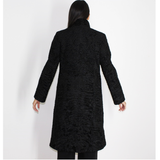 Astrakhan black coat