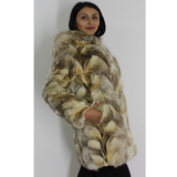 OMIKRON Crystal fox pieces (pat) coat