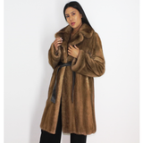 NI-bis Wild glow mink coat