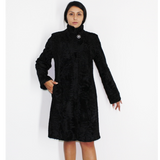 Astrakhan black coat