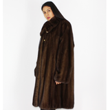 Demi-buff mink coat