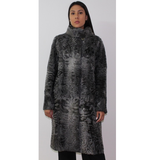 Astrakhan grey coat