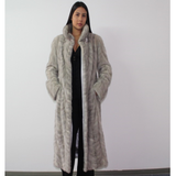 Sapphire mink pat coat