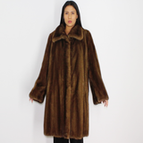 Wild glow mink coat