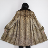 Libya cat with mink collar coat