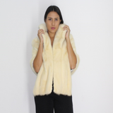 Ivory mink stole