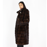 Demi-buff mink coat