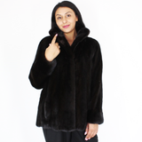 Black mink jacket