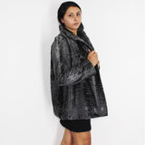 Broadtail Astrakhan grey jacket