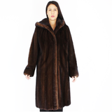 Demi-buff mink coat