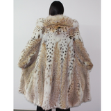 Lynx coat with hood