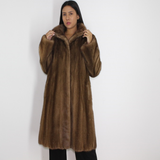Pastel mink coat