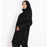 Astrakhan black coat