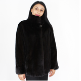 Black mink jacket