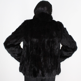Colored black lynx pieces jacket