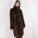Demi-buff mink pat coat