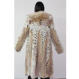 Lynx coat with hood