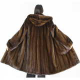 Demi-buff mink coat