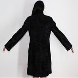 Astrakhan black coat