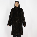 Ranch with white stigmas mink pieces coat