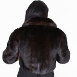 Demi-buff mink bolero