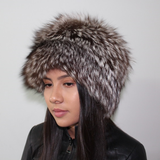 Black Silver fox hat