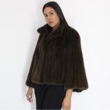 NI Colored khaki mink jacket